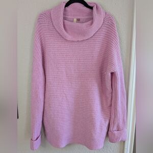 Anthropologie Pilcro S Crochet Oversized Sweater Cowl Neck Soft Cozy Excellent